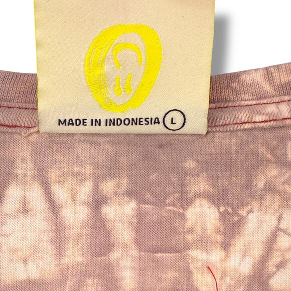 One Teaspoon MoBlack Records Tie Dye Graphic Tee Size Large Boring Man - Picture 9 of 9